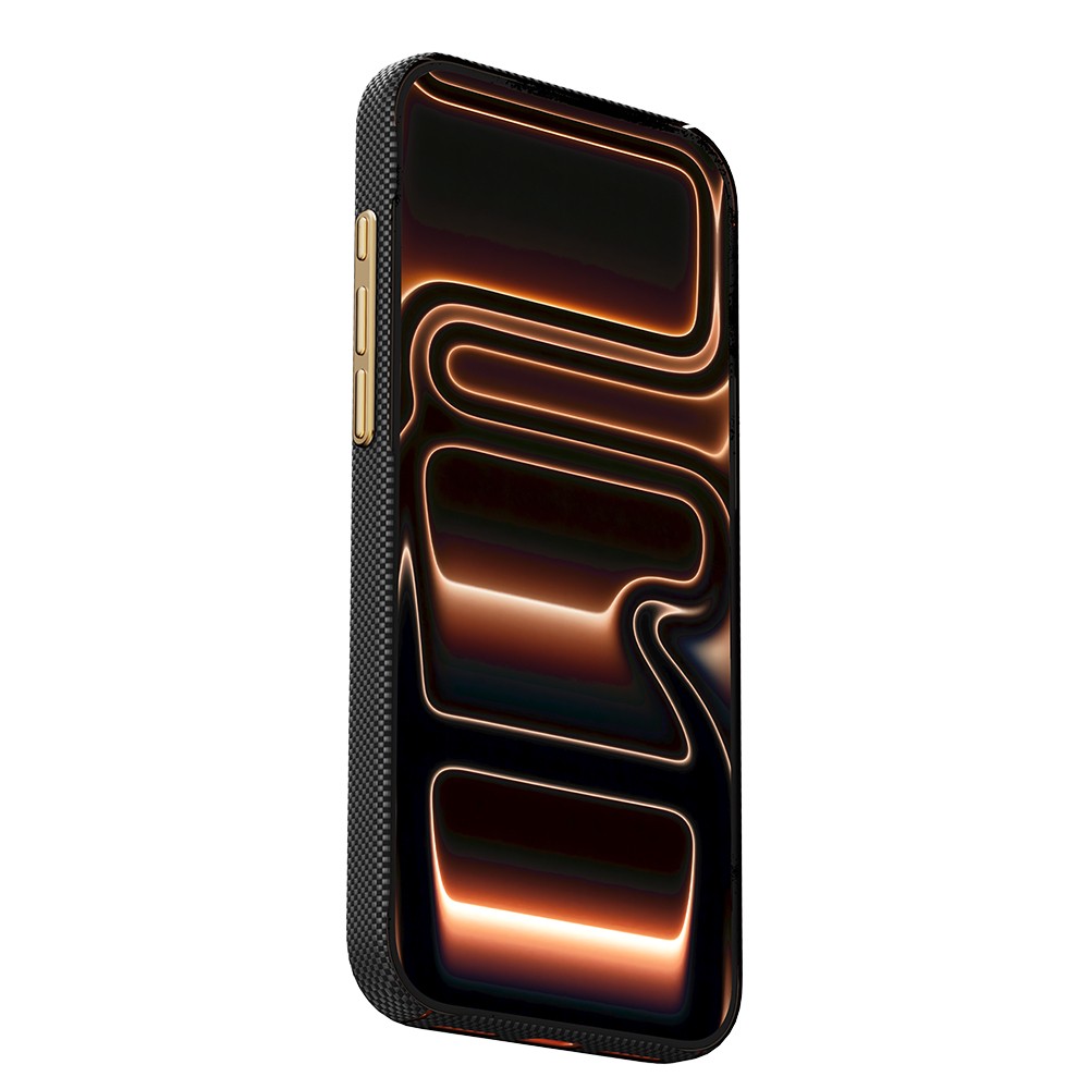 Apple iPhone 17 Pro Uyumlu Kılıf M-safe Şarj Özellikli Raptic Aramid Skin Rise Serisi Kapak - 3