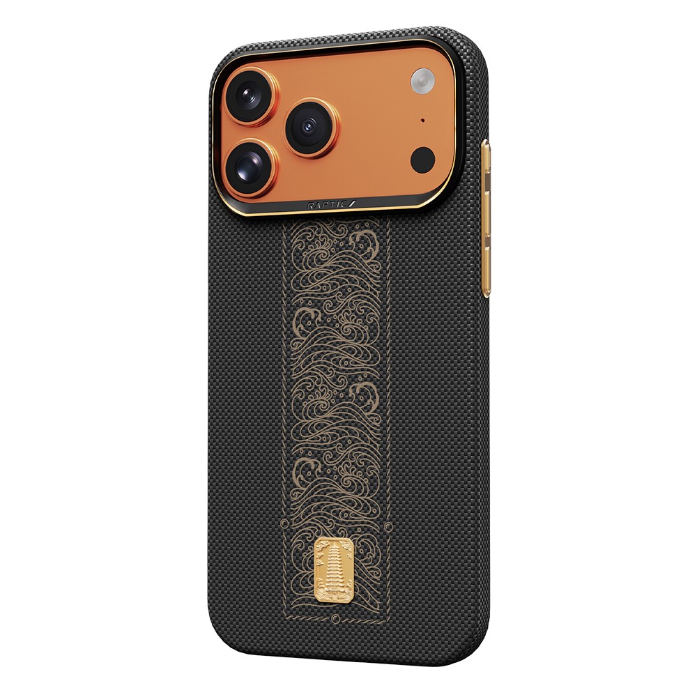 Apple iPhone 17 Pro Uyumlu Kılıf M-safe Şarj Özellikli Raptic Aramid Skin Rise Serisi Kapak - 6