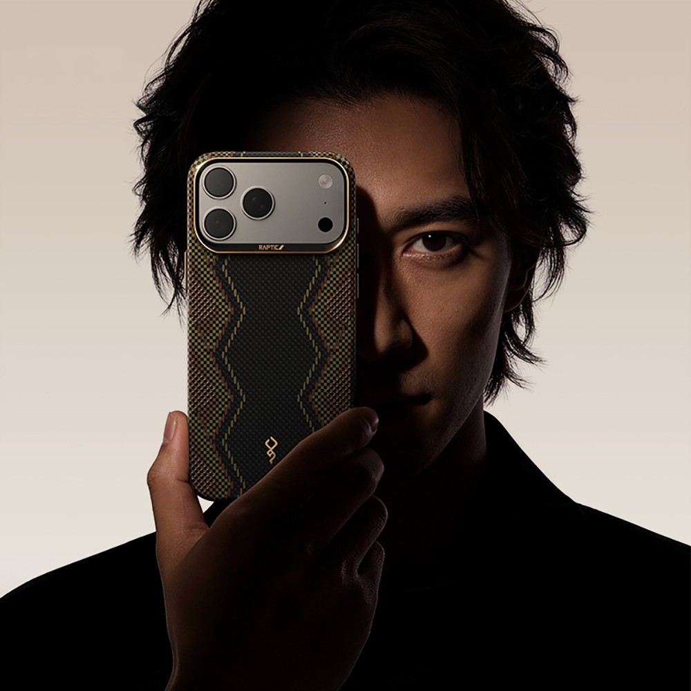 Apple iPhone 17 Pro Uyumlu Kılıf M-safe Şarj Özellikli Raptic Aramid Skin Scepter Serisi Kapak - 8