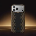 Apple iPhone 17 Pro Uyumlu Kılıf M-safe Şarj Özellikli Raptic Aramid Skin Scepter Serisi Kapak - 9