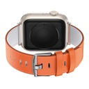 Apple Watch Ultra 49mm Uyumlu Benks Vintage Genuine Leather Serisi Deri Kordon Strap Kayış - 2