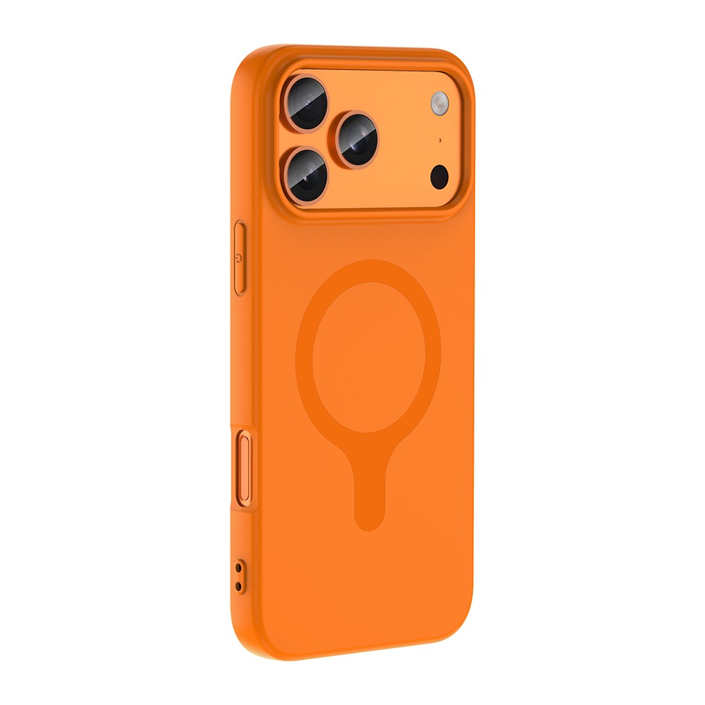 Apple iPhone 17 Pro Uyumlu Kılıf M-Safe Şarj Özellikli Zore Aris Silikon Kapak - 1