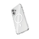 Apple iPhone 16 Uyumlu Kılıf Magsafe Şarj Özellikli Raptic Crystal MagSafe Serisi Şeffaf Kapak - 1