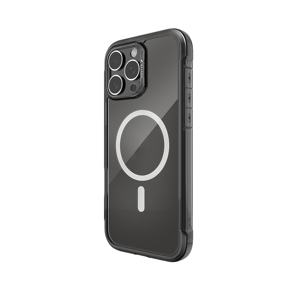 Apple iPhone 16 Pro Uyumlu Kılıf Magsafe Şarj Özellikli Raptic Air Serisi Airbag Tasarımlı Metal Köşelikli Şeffaf Kapak - 6