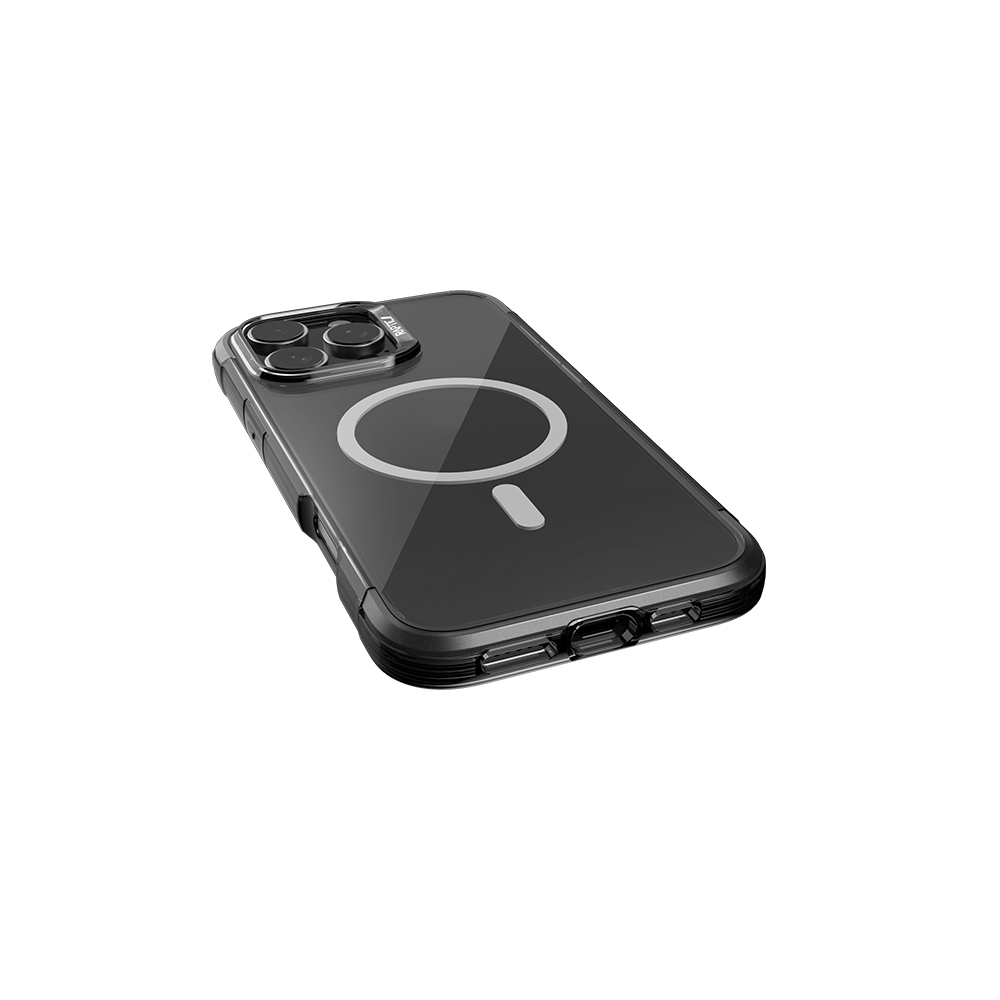 Apple iPhone 16 Pro Uyumlu Kılıf Magsafe Şarj Özellikli Raptic Air Serisi Airbag Tasarımlı Metal Köşelikli Şeffaf Kapak - 11