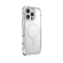 Apple iPhone 16 Pro Max Uyumlu Kılıf Magsafe Şarj Özellikli Raptic Air Serisi Airbag Tasarımlı Metal Köşelikli Şeffaf Kapak - 9