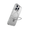 Apple iPhone 16 Pro Uyumlu Kılıf Magsafe Şarj Özellikli Raptic Air Stand Serisi Buzlu Transparan Tasarımlı Standlı Kapak - 1