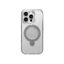 Apple iPhone 16 Pro Uyumlu Kılıf Magsafe Şarj Özellikli Raptic Air Stand Serisi Buzlu Transparan Tasarımlı Standlı Kapak - 3