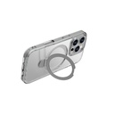 Apple iPhone 16 Pro Uyumlu Kılıf Magsafe Şarj Özellikli Raptic Air Stand Serisi Buzlu Transparan Tasarımlı Standlı Kapak - 7