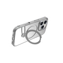 Apple iPhone 16 Pro Uyumlu Magsafe Şarj Özellikli Kılıf Raptic Air Stand Serisi Aynalı Arka Yüzey Standlı Kapak - 1
