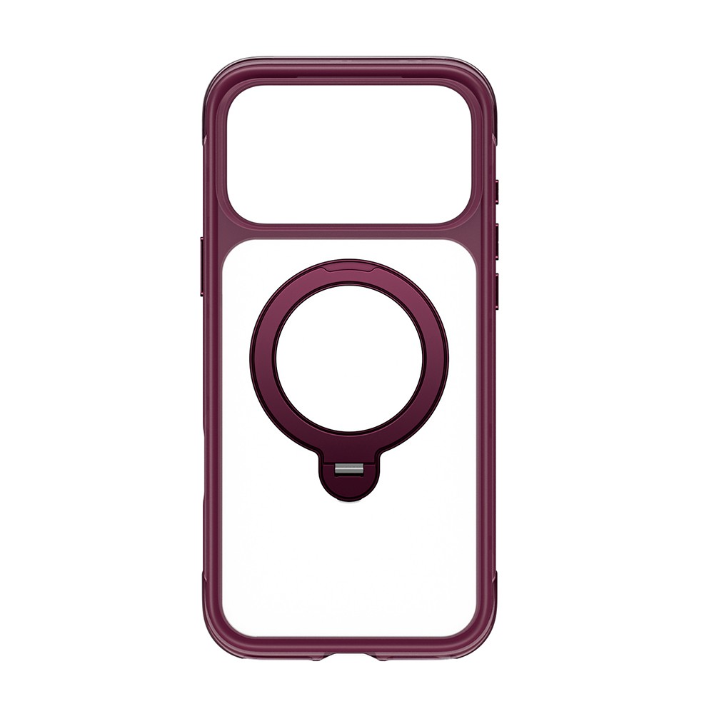 Apple iPhone 17 Pro Uyumlu Kılıf Wiwu AS-203 AeroShield Ultra Serisi M-safe Şarj Özellikli Airbag Tasarımlı Standlı Kapak - 4