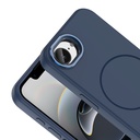 Apple iPhone 17 UyumluE Kılıf M-Safe Şarj Özellikli Metal Kamera Çerçeveli Zore Edi Silikon Kapak - 1