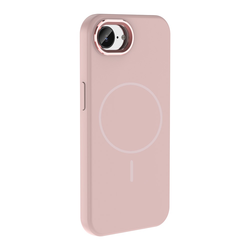 Apple iPhone 17 UyumluE Kılıf M-Safe Şarj Özellikli Metal Kamera Çerçeveli Zore Edi Silikon Kapak - 2