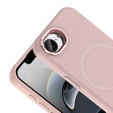 Apple iPhone 17 UyumluE Kılıf M-Safe Şarj Özellikli Metal Kamera Çerçeveli Zore Edi Silikon Kapak - 1