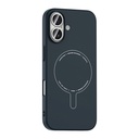 Apple iPhone 17 Uyumlu Kılıf M-Safe Şarj Özellikli Kamera Korumalı Zore Elio Sert PC Kapak - 1