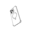 Apple iPhone 16 Pro Max Uyumlu Kılıf Magsafe Şarj Özellikli Raptic Dual Serisi Şeffaf Standlı Kapak - 2