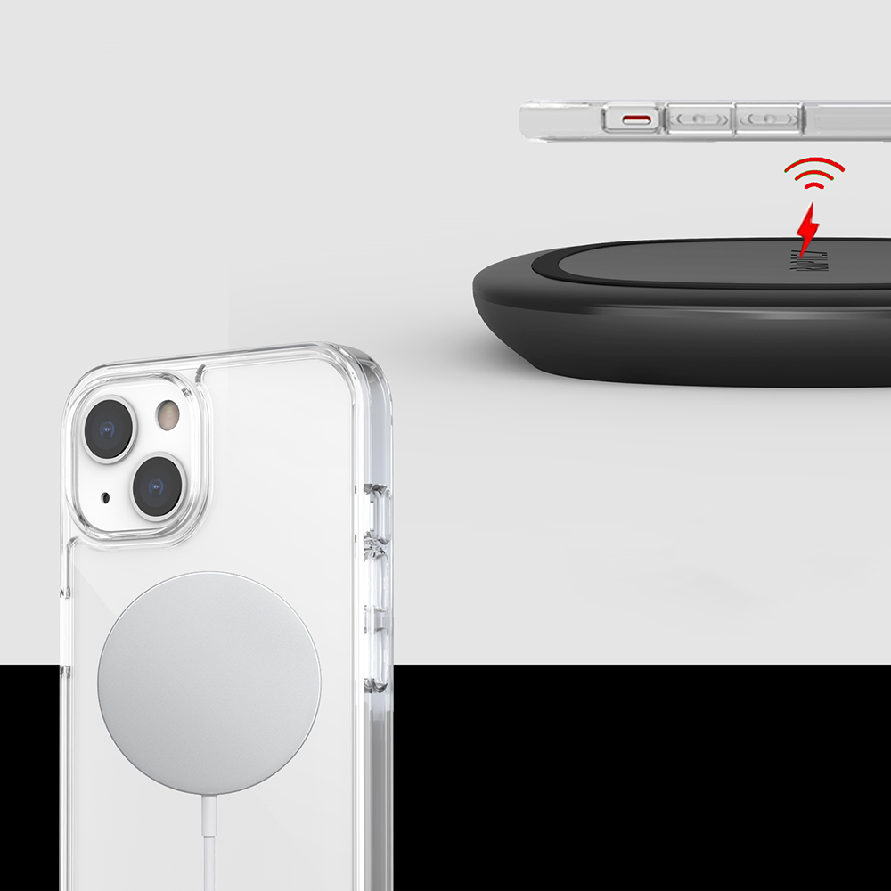 Apple iPhone 13 Uyumlu Kılıf Raptic Glass Plus Serisi Şeffaf Kapak - 4