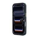 Apple iPhone 18 Pro Max Kılıf Guess Orjinal Lisanslı Yazı ve 4G Büyük Metal Logolu Silikon Kapak - 4