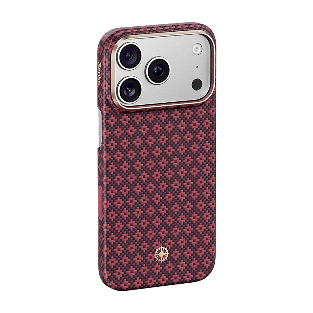 Apple iPhone 18 Pro Max Kılıf M-Safe Şarj Özellikli Benks ArmorAir ArmorGrid Serisi Yükseltilmiş Kamera Çerçevesi C1 Kevlar Karbon Kapak - 6