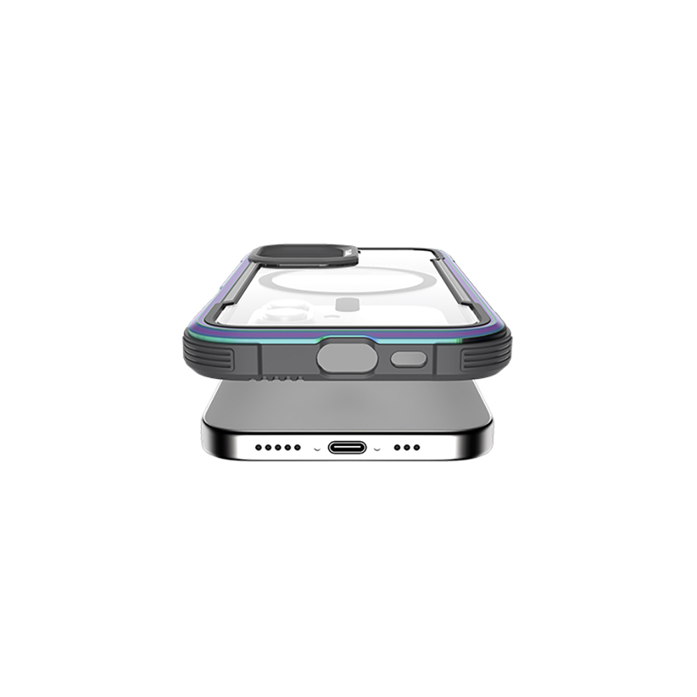 Apple iPhone 16 Uyumlu Kılıf Magsafe Şarj Özellikli Airbagli Raptic Shield Serisi Şeffaf Arka Yüzey Kapak - 21