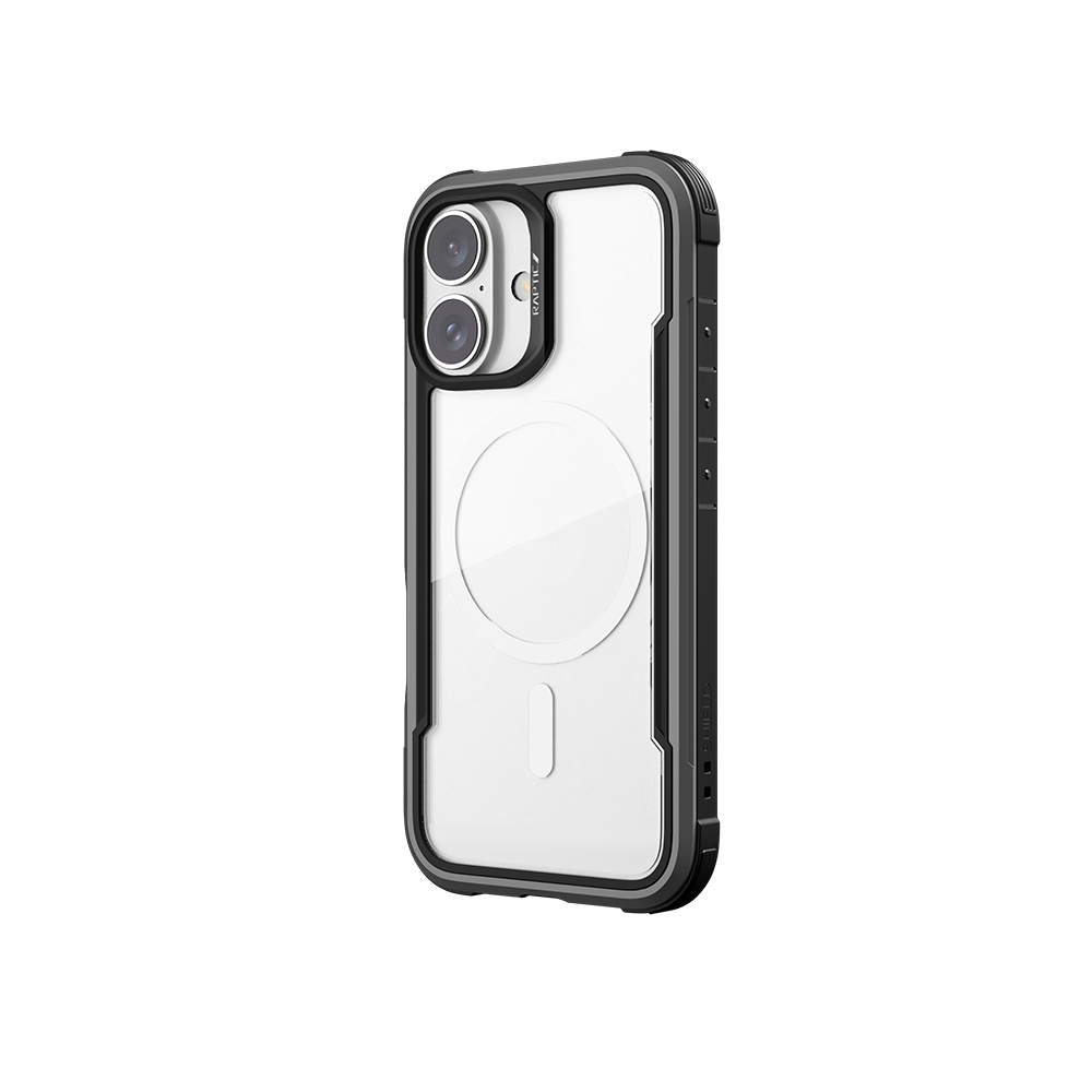 Apple iPhone 16 Uyumlu Kılıf Magsafe Şarj Özellikli Airbagli Raptic Shield Serisi Şeffaf Arka Yüzey Kapak - 31