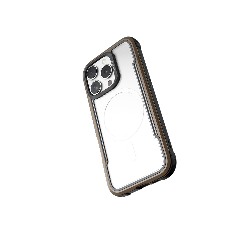 Apple iPhone 16 Pro Uyumlu Kılıf Magsafe Şarj Özellikli Airbagli Raptic Shield Serisi Şeffaf Arka Yüzey Kapak - 8