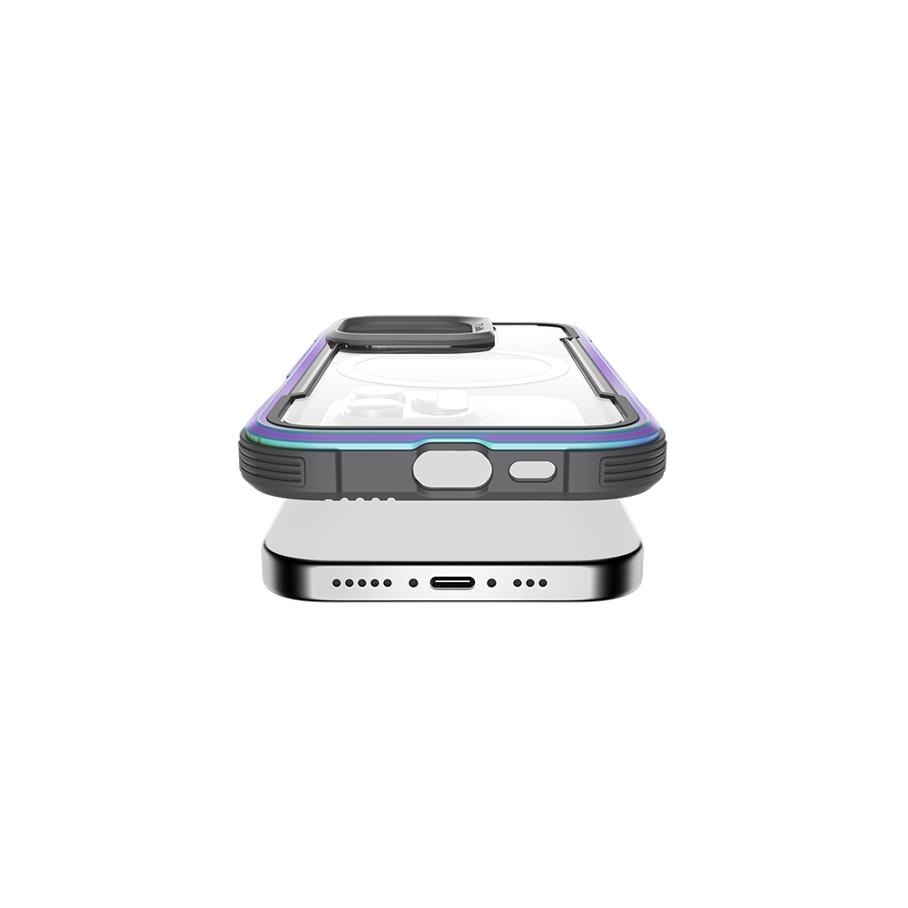 Apple iPhone 16 Pro Uyumlu Kılıf Magsafe Şarj Özellikli Airbagli Raptic Shield Serisi Şeffaf Arka Yüzey Kapak - 18