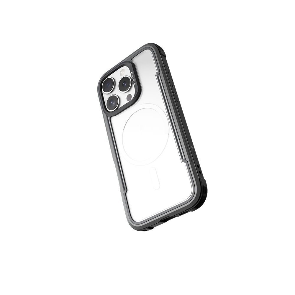 Apple iPhone 16 Pro Uyumlu Kılıf Magsafe Şarj Özellikli Airbagli Raptic Shield Serisi Şeffaf Arka Yüzey Kapak - 28