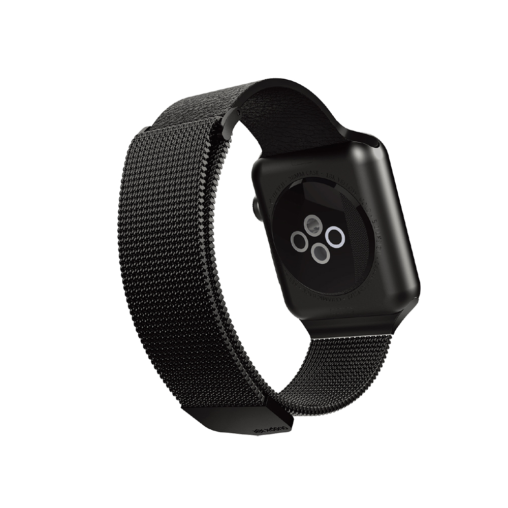 Apple Watch 7 45mm Uyumlu Raptic Hybrid Serisi Metal Hasır Kordon - 1