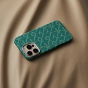 Apple iPhone 16 Pro Uyumlu Kılıf MagSafe Şarj Özellikli Aramid Fiber Pitaka Tactile Woven Monogram Serisi Kapak - 13