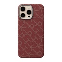 Apple iPhone 16 Pro Max Uyumlu Kılıf MagSafe Şarj Özellikli Aramid Fiber Pitaka Tactile Woven Monogram Serisi Kapak - 6