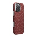 Apple iPhone 16 Pro Max Uyumlu Kılıf MagSafe Şarj Özellikli Aramid Fiber Pitaka Tactile Woven Monogram Serisi Kapak - 8