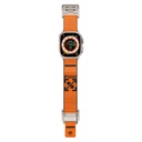 Apple Watch 7 45mm Uyumlu Zore KRD-154 Naylon Kumaş Hasır Örgülü Kordon - 8