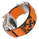 Apple Watch 7 45mm Uyumlu Zore KRD-154 Naylon Kumaş Hasır Örgülü Kordon - 4