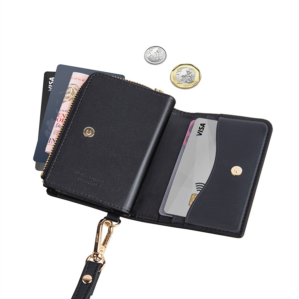 Coehl Mirelle Serisi Fermuar Bölmeli Ring Standlı Magnetik Kartlık - 4
