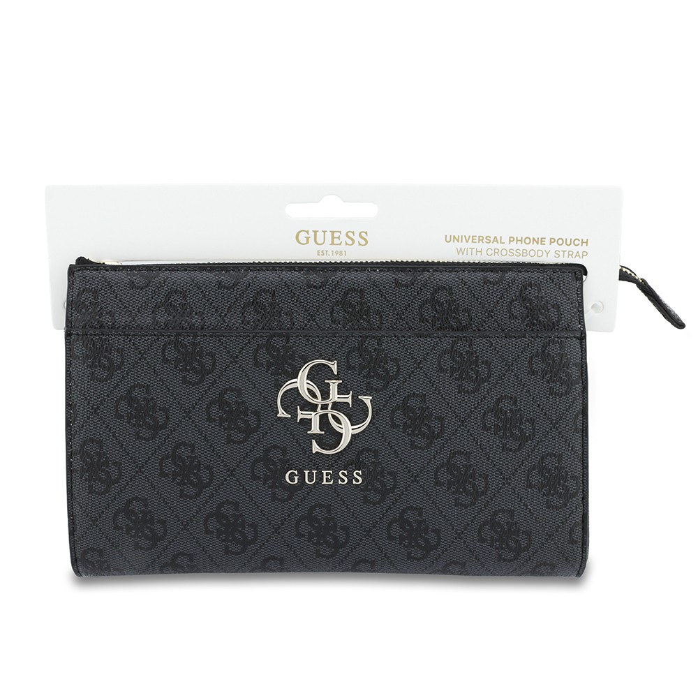 Guess Orjinal Lisanslı 4G Desenli Büyük Metal Logolu Omuz Askılı El Çantası - 6