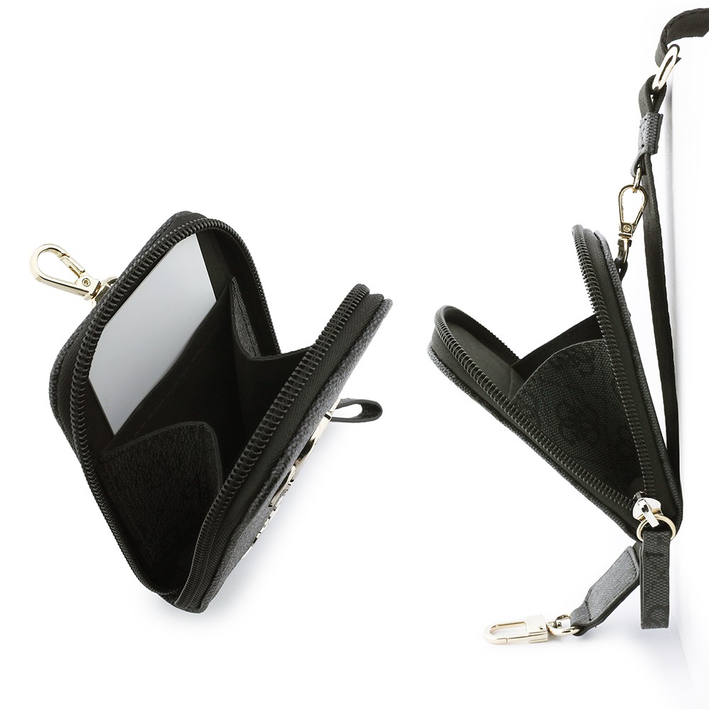 Guess Orjinal Lisanslı 4G Desenli Büyük Metal Logolu Omuz Askılı Purse El Çantası - 3