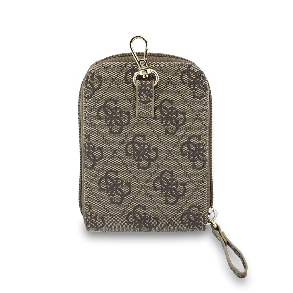 Guess Orjinal Lisanslı 4G Desenli Büyük Metal Logolu Omuz Askılı Purse El Çantası - 2