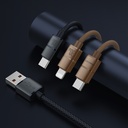 Recci RS08C Warrior Serisi USB-A to Type-C 100W Hızlı Şarj Özellikli Data ve Şarj Kablosu 1.2M - 2
