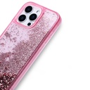Apple iPhone 14 Pro Max Uyumlu Kılıf Sıvılı Simli Şeffaf Arka Yüzey Zore Keto Silikon Kapak - 1