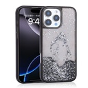 Apple iPhone 14 Pro Max Uyumlu Kılıf Sıvılı Simli Şeffaf Arka Yüzey Zore Keto Silikon Kapak - 3