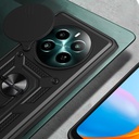 Realme 12 Plus Kılıf Magnetik Standlı Kamera Korumalı Zore Sürgülü Vega Kapak - 4