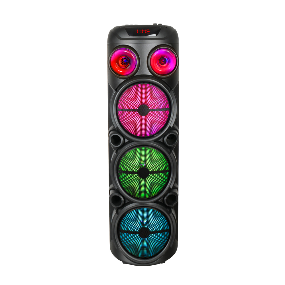 Zore GD-2887 Dijital LED Göstergeli Mikrofonlu RGB TWS 8 inç Stereo Bass Kablosuz Karaoke Hoparlör - 4