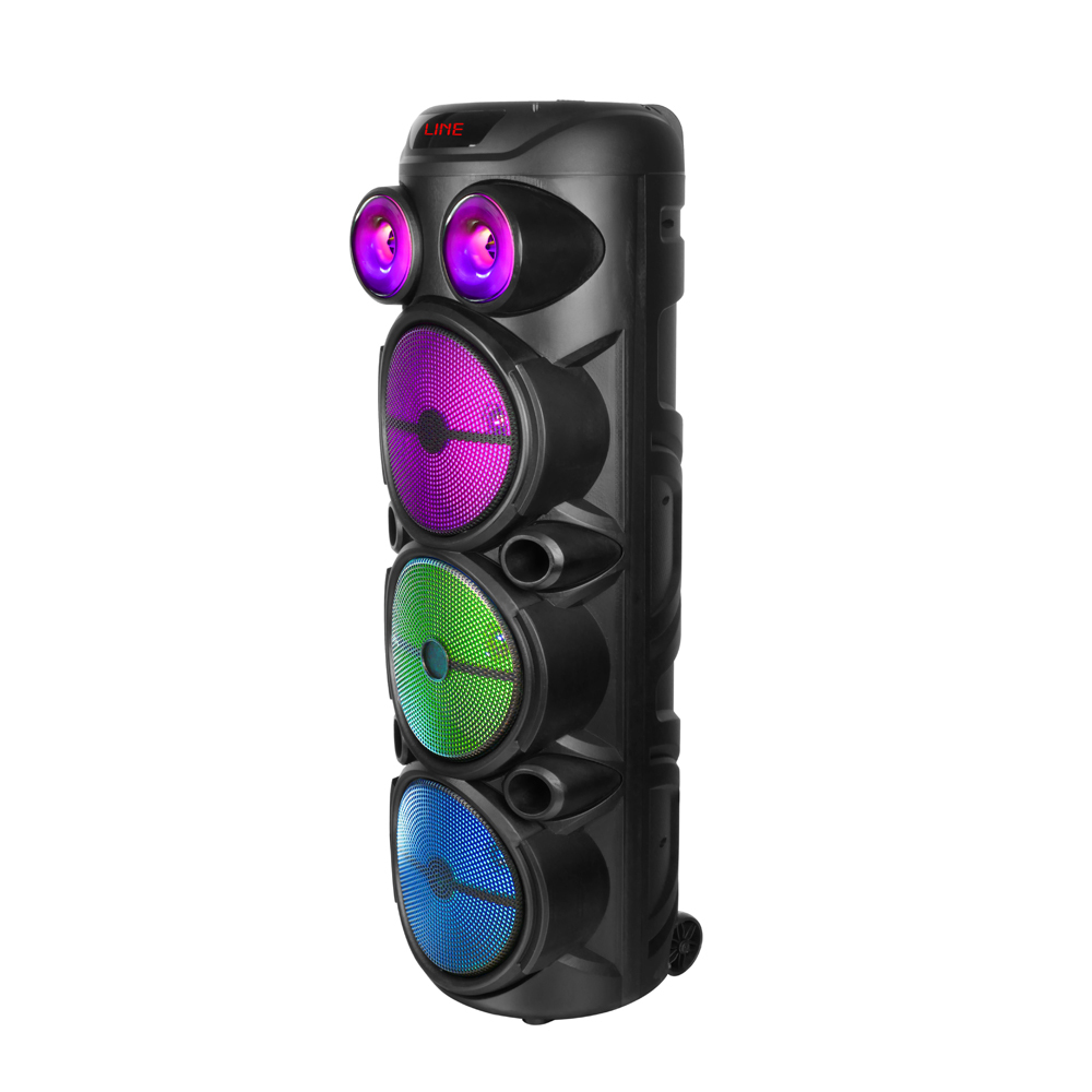 Zore GD-2887 Dijital LED Göstergeli Mikrofonlu RGB TWS 8 inç Stereo Bass Kablosuz Karaoke Hoparlör - 7