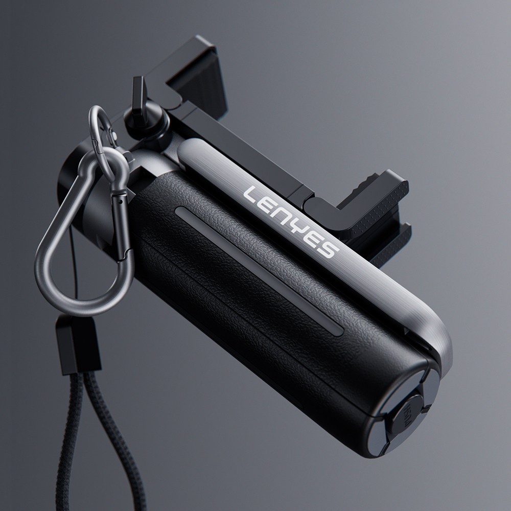 Lenyes LPH112 Dolgu Işıklı 360 Derece Dönebilen 3in1 Selfie Çubuğu ve Tripod - 3