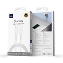 Wiwu Wi-C043E Starlink Serisi Type-C to Type-C Hızlı Şarj Özellikli Data ve Şarj Kablosu 60W 1M - 4