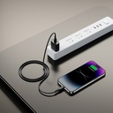 Wiwu Wi-C042E Starlink Serisi USB-A to Lightning Hızlı Şarj Özellikli Data ve Şarj Kablosu 2.4A 1M - 3