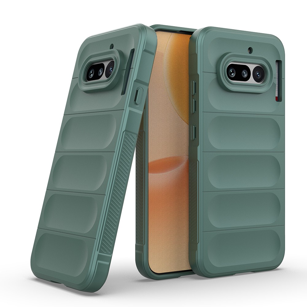 Nothing Phone 4A Kılıf Esnek TPU Oyuklu Arka Yüzey Tasarımlı Zore Etnik Silikon Kapak - 1