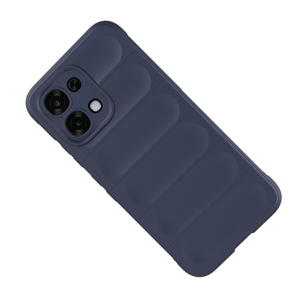 Oppo A6 Pro Uyumlu Kılıf Esnek TPU Oyuklu Arka Yüzey Tasarımlı Zore Etnik Silikon Kapak - 1