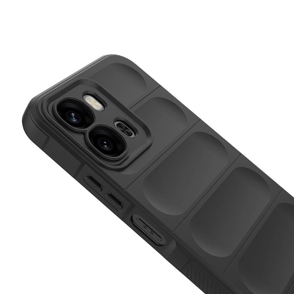 Oppo A6T Kılıf Esnek TPU Oyuklu Arka Yüzey Tasarımlı Zore Etnik Silikon Kapak - 3